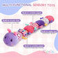 Baby Musical Caterpillar Plush Toy with Crinkles and Rattles Sensory Learning Toy for 0+ Months Infants Newborn Boys and Girls