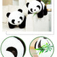 20cm Cute Baby Bamboo Panda Bear Plush Stuffed Animal Doll Cartoon Kawaii Dolls Christmas Gifts