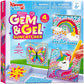 JOYFY 4PCS Window Art 2-in-1 Gems and Gels Suncatcher Diamond and Gels Arts & Crafts Toys for Kids Christmas Birthday Gifts