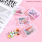 5PCS 1:12 Scale Cute Mini Dollhouse Miniature Drink Bottle Cake Desserts Bento Food Pretend Play Food Toy Kitchen Accessories