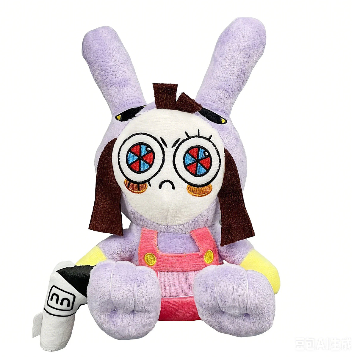 2026 New Cute Purple Maid Bunny Plush Toy Soft Stuffed Cartoon Rabbit Kawaii Plushie Kids Birthday Gift Room Decor Party Favor