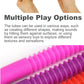 8 Pcs Colorful PopTelescopic Tube Stretching Corrugated Tube Children Adult Stress Relief Toy