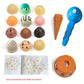 Children Simulation Food Kitchen Toy lceCream Stack Up Play Kids Pretend PlayToys Educational Toys For Baby Gifts