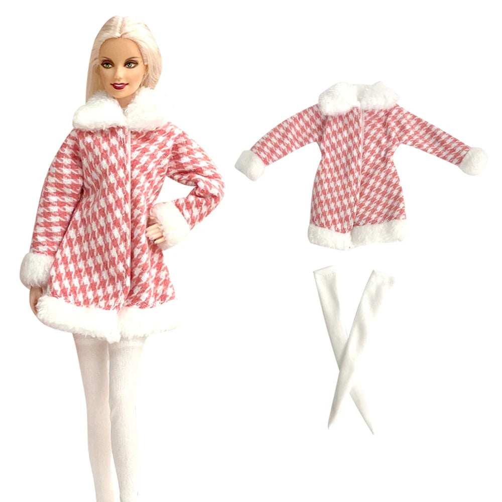 NK 1/6 Doll Princess Hot Sell Fashion Doll Dress Pink Suit For 11.5 Inch Doll Clothes Hat For 29CM Dolls Accessories Gift Toy JJ