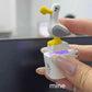 Mine Seagull Keycap Keychain Luminous Sounding Stress Relief Creative Fidget Toy Portable Electronic Pendant For Friend Relax