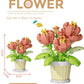 Small Particle Building Block Home Decor Series Flower Potted Plant Toys Set with Permanent Flowers Gift for Plant Arrangements