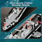 65CM Giant Navy Warship Building Blocks Ship Model 6 in 1 Multi Form Battleship Assembly Toy for Boys Children Birthday Gift