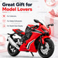 1:18 Scale Mini R1 GSX1000R CBR1000RR, Motorcycle Toy Model Cast Alloy, Vehicle Series, Shock Absorption Design, Children's Gift