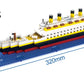Small Particle Building Block Assembly Toy Titanic Giant Boy Girl Puzzle Cruise Ship Brick Model Kit Desltop Birthday Gift Child