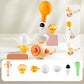 Montessori Toy for Kids with Whistle Ball Blowing Floating Blow Pipe Ball Three in One Sensory Fine Motor Skills Educational Toy