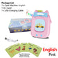 Talking Flashcards Learning Machine for Toddlers English / Spanish / Italian / Arabic Audio Early Educational Toy Gift