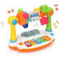 Baby Piano Toys Kids Rotating Music Piano Keyboard With Light Sound Musical Toys For Toddlers Early Educational Music Toy