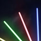 Children Colorful Glowing Sword Toys Laser Sword Lightsaber Red and Blue Double Saber Telescopic Music Cosplay Cool Flashing Toy