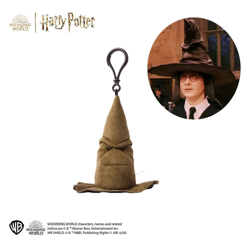 12cm Harry Potter Plush Hanging Purses Hedwig Cartoon Peripheral Branch Hat Pendant Fantastic Beasts Wherever Keychain