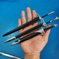 22cm Elves Anduril Middle-earth Weapon Glamdring Aragorn Narthil Sword Metal Katana Samurai Sword Keychain Ornaments Gifts Toys