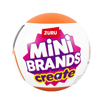 5x Surprise Ball Mini Brands Create Series Mystery Capsule Blind Box Real Miniature Collectible Toys Gifts