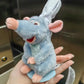 New Anime Ratatouille Chef Remy Magnetic Plush Toy Room Decoration Doll Kids Shoulder Plush Doll Decoration Headband Toy Gift