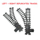 5cm Wide Rail Track Expansion Pack for Railway King Classical City Train Flexible Track Straight Curved Rails Building Block Toy