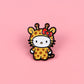Kawaii Giraffe Enamel Pins Lotus Brooches Badges for Backpacks Jackets Hats Retro Collection Gifts Cosplay Accessories