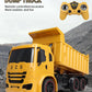 ZWN 2.4G Remote Control Excavator Dump Truck RC Model Car Toy Professional Alloy Plastic Simulation Construction Vehicle for Kid