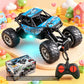 4-Way Remote Control Car with Lights, Anti-Slip Rubber Tires, Outdoor Off-Road Climbing Toy Car Model for Kidsren and Boys