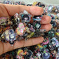 50pcs/set Demon Slayer Anime Resin Accessories Cute Image Laminating Acrylic Cream Glue Phone Case Refrigerator DIY Gift Patch