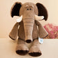 Kawaii Stuffed Plush Animals Soft Dolls Set - Jungle Lion Elephant Tiger Dog Fox Monkey Deer - Children's Gift Baby Kids Hobby