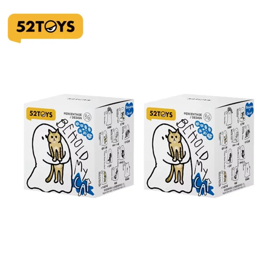 Behold My Cat Ghost Blind Box Glow In The Dark Mini Resin Figurine Cute Ghost With Cat Desktop Ornament Healing Surprise Gifts