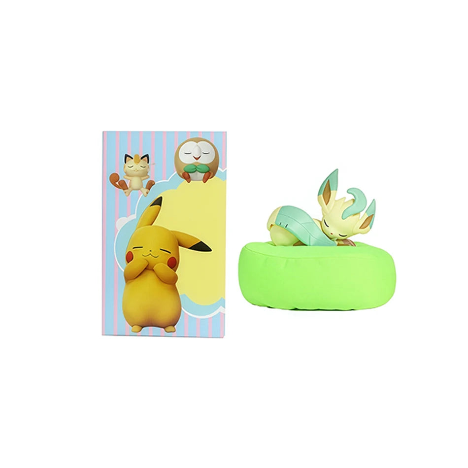 Spot Hot Anime Character Eevee Multi Form Series Blind Box Desktop Decoration Ornament Set Toy Scene Building Props Mystery Gift