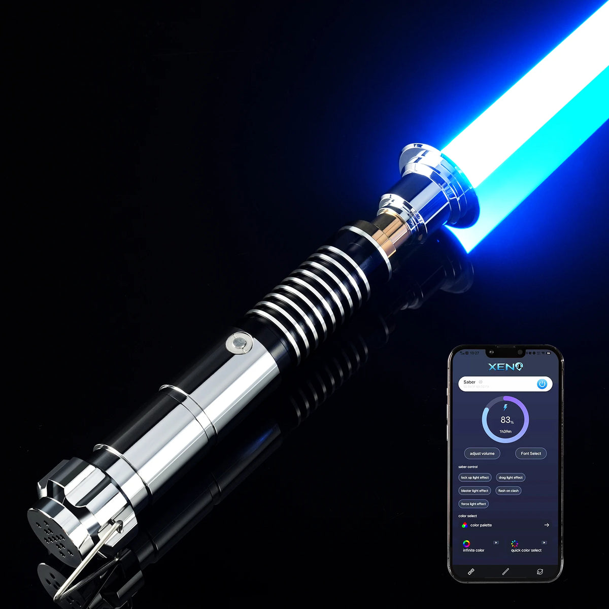 Luke Saber XRGB/Xenopixel Lightsaber Smooth Effects, Strong Blade, Battle Ready