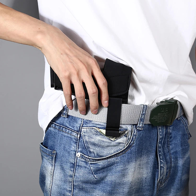Toy Gun Holster IWB OWB Concealed Carry Handgun Holder Waist Bag Outdoor Hunting Universal Left Right Metal Clip Pistol Holsters