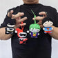 9cm Batman Superman Plush Keychain DC Justice League 9cm Harley Quinn Joker Cute Cartoon Movie Dolls Creative Christmas Gifts