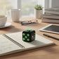 Square Infinity Dice Fidget Toy with Tactile Buttons Multifunctional 6-Side Decompression Cube Clicker Switch Gear Dial Joystick