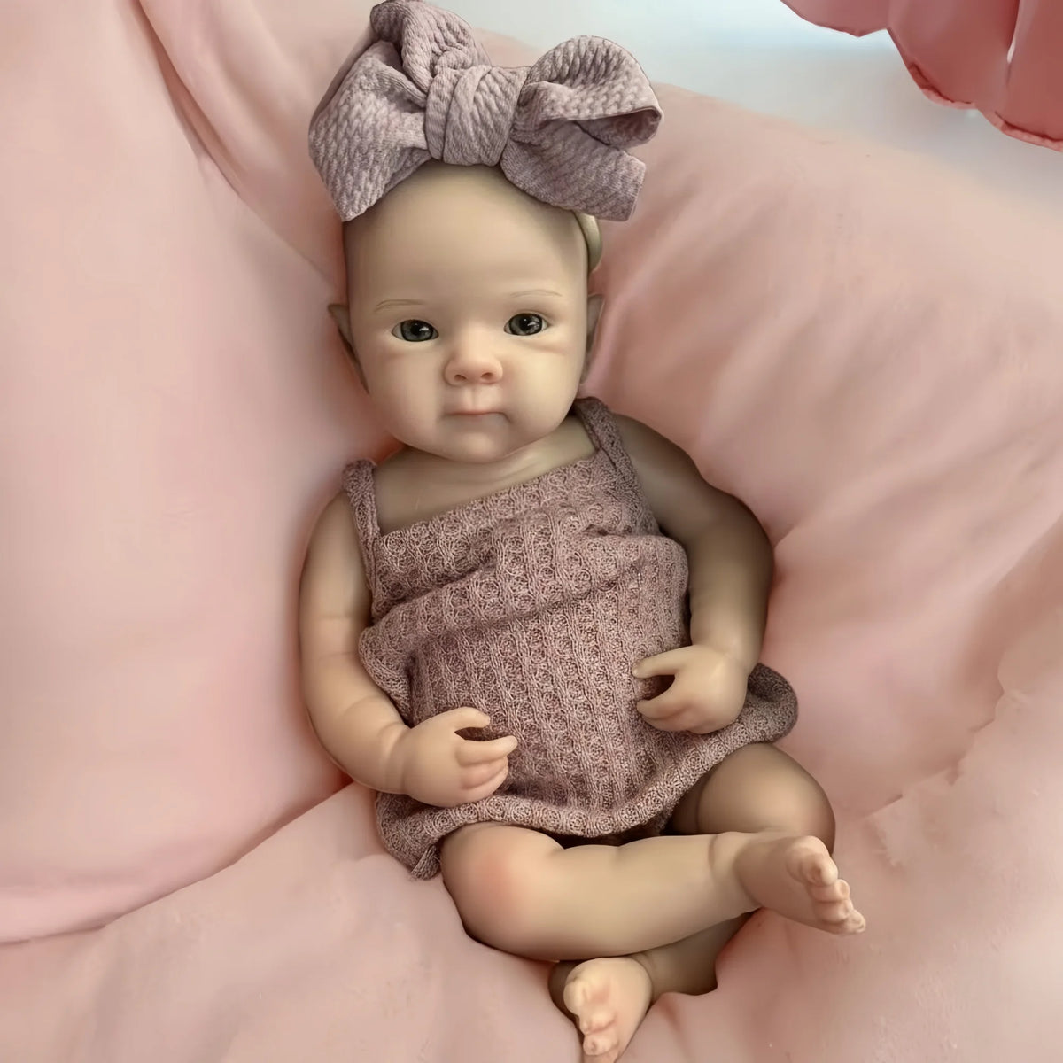 13Inch Waterproof Bettie Reborn Silicone Doll With 2 Sets Outfits Handmade Paint Skin Soft Touch Silicone Doll