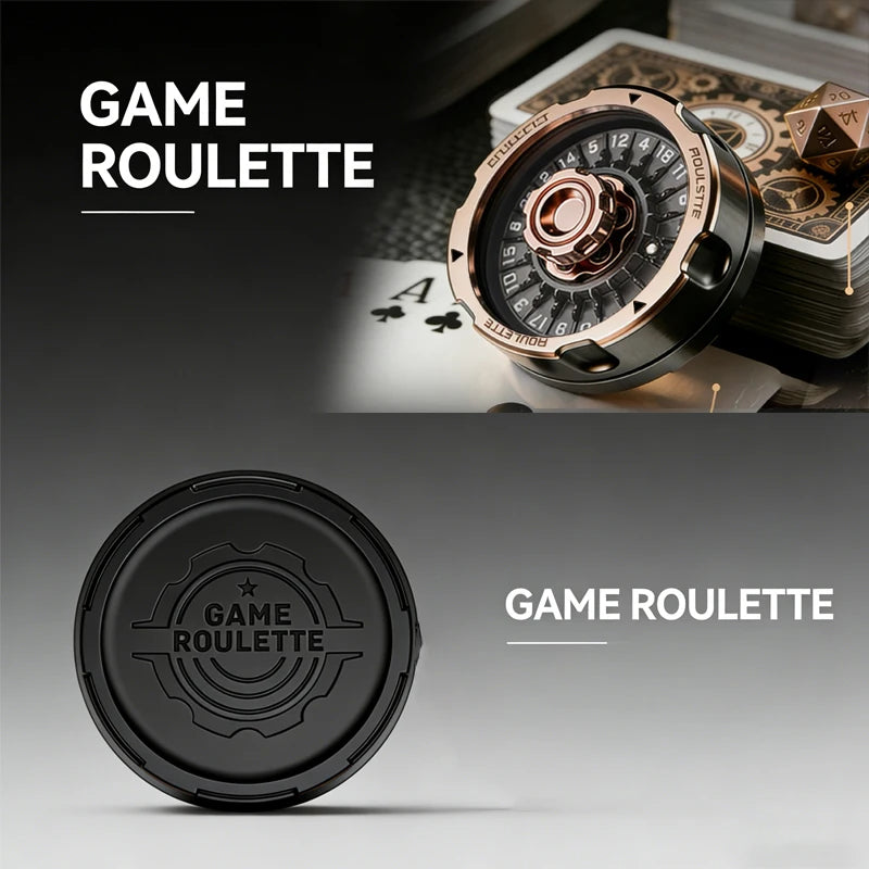 0 Sided D20 Lucky Rotating Wheel Fidget Toy Anti Stress Anxiety Relief EDC Hand Spinner Desk Gadget DND RPG Table Game Gift