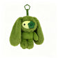 Cute Juju Rabbit Plush Keychain Flower Eye Bunny Stuffed Doll Kawaii Long Ears Animals Bag Pendant Car Keyring Toy Gift for Girl