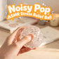 ASMR Crunch Squishy Ball Clear Ice Bead Squeeze Fidget Toy Super Soft Mochi Sensory Stress Relief Squeezing Ball Anti‑Stress Toy