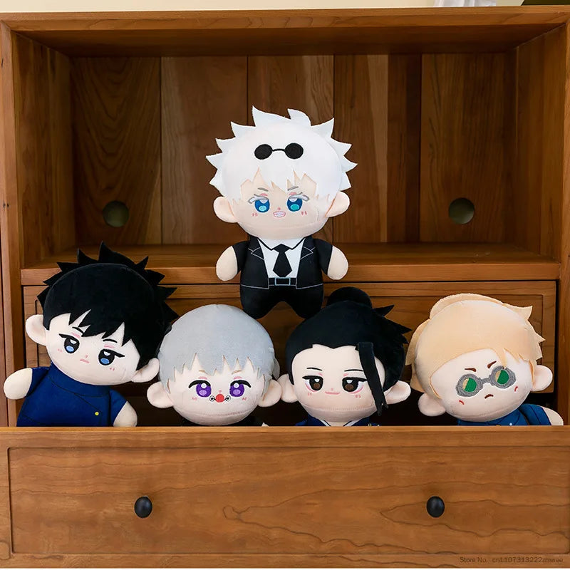 23cm Cartoon Jujutsu Kaisen Plush Dolls Lovely Anime Plush Toy Fushiguro Megumi Itadori Yuji Gojo Satoru Peluche Toy Fans Gift