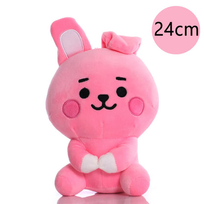 Hot B-T-21 Plush Toy Tata Koay Shooky Mang Cooky Cartoon Animal Backpack Key Mobile Phone Pendant Office Toys Friend Gift