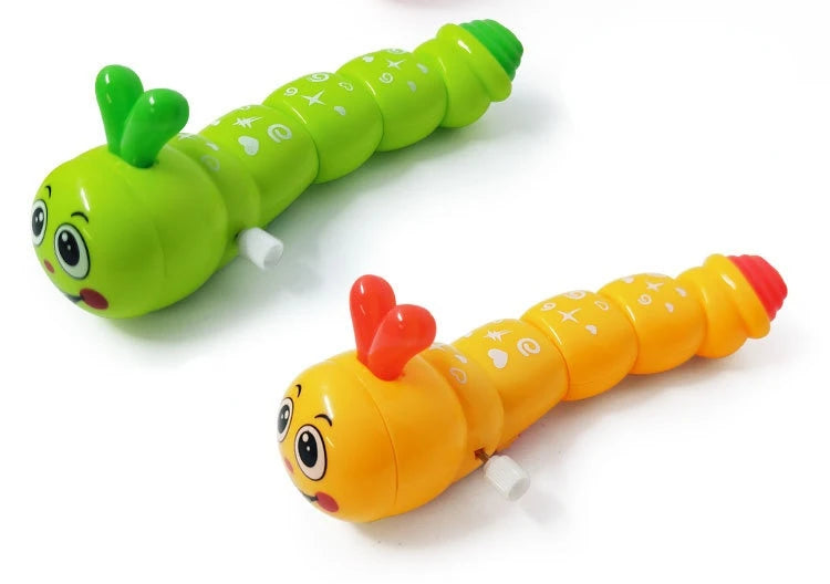 1 Piece Caterpillar Clockwork Cute Cartoon Animals Wind Up Toys  Caterpillar Shape Crawling Toy Gift