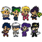 8Pcs Anime JoJo Enamel Pins Cute Chibi Hero Characters Jotaro Josuke Giorno Jolyne Lapel Pins Creative Brooch Badge Gift