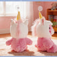 Care Bears 20cm Unicorn Hood Plush Suction Cup Ornament Wall Car Mirror Hanging Decor Cute Kawaii Stuffed Bear Toy Gift for Kids
