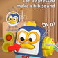 Baby Busy Board Cube Montessori Sensory Toys for Toddler Educational Learning Activities Travel Toy Lock Box Fine Motor Skill