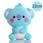Hot B-T-21 Plush Toy Tata Koay Shooky Mang Cooky Cartoon Animal Backpack Key Mobile Phone Pendant Office Toys Friend Gift