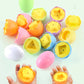 Eggs Screws 3D Puzzle Montessori Learning Education Math Toys Kids Shape Match Smart Game For Children Educational Easter Gifts