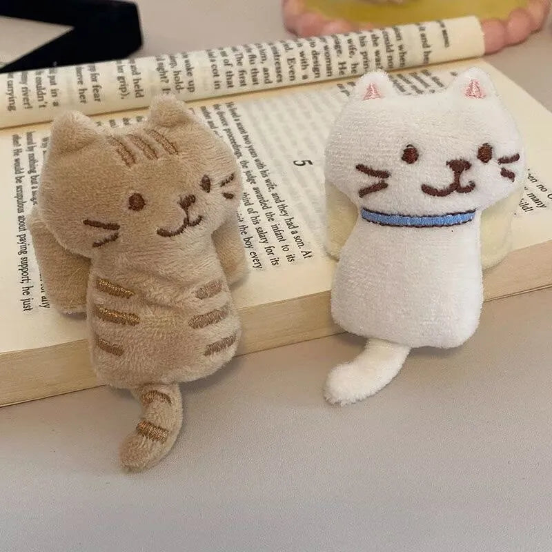 Kawaii Kitten Plush Bag Pendant Mini Cat Plush Doll Cartoon Plush Doll Bag Charms Soft Animal Stuffed Student Gifts