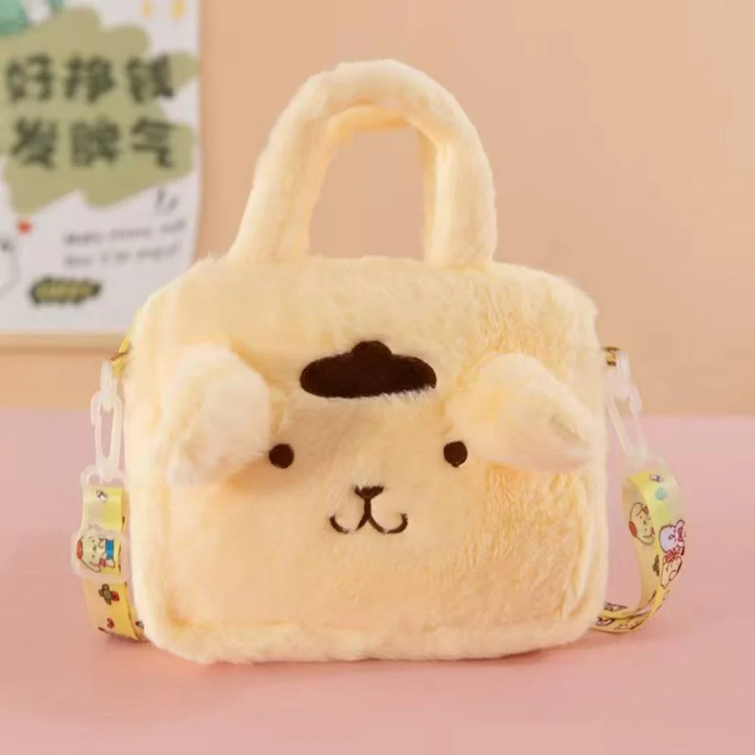 Cartoon Anime Sanrio Handbag Soft And Cute Crossbody Bag Storage Travel Girl Birthday Gift