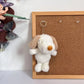 Pink Snoopy Plush Keychain Cute Soft White Black Stuffed Animals Doll Kawai Couple Bag Pendant Backpack Cartoon Plush Toys