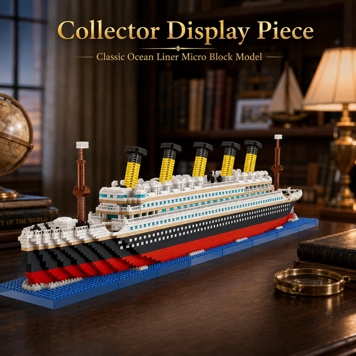 4404PCS Titanic Building Blocks Cruise Ship Mini Assemble Bricks Model Toys Kits Desktop Decoration Ornaments Gifts For Adults