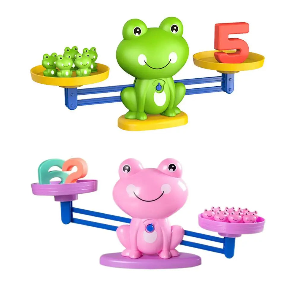 Frog Scale Math Balance Toy Stem Learning For Toddlers 3-5, Educational Counting Game With Numbers Cognitive Development Kit